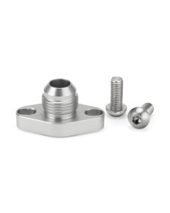 Turbo Oil Return Drain Flange 1.5" Bolt Spacing with AN10 Flare Fitting