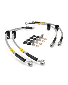 Volkswagen Golf MK8 2.0 R with 357mm Front Discs and Electronic Parking Brake 2019- Brake Lines HEL Stainless Steel Braided