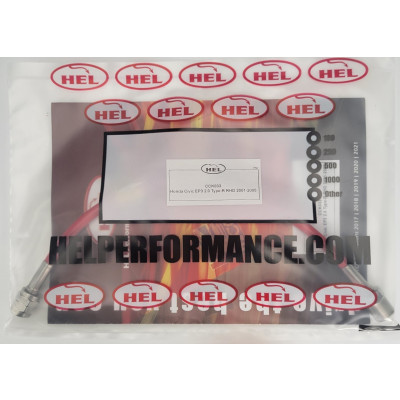 Honda Civic EP3 2.0 Type-R Right Hand Drive 2001-2005 Flexible Clutch Line HEL Stainless Steel Braided - CLEARANCE (RED HOSE WITH STAINLESS FITTINGS)