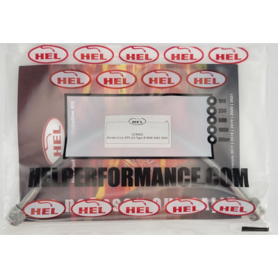 Honda Civic EP3 2.0 Type-R Right Hand Drive 2001-2005 Flexible Clutch Line HEL Stainless Steel Braided - CLEARANCE (CLEAR HOSE WITH STAINLESS FITTINGS)