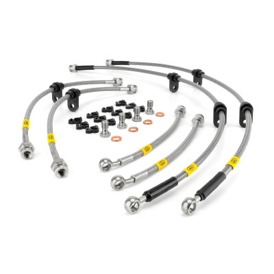 Volkswagen Golf MK2 1.8 GTi Rear Discs / 139 BHP 1986-1988 Brake Lines HEL Stainless Steel Braided