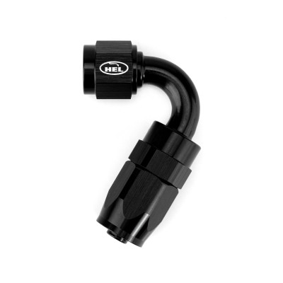 HEL Aluminium -6 AN 120° Hose End Fitting for Braided Rubber Hose