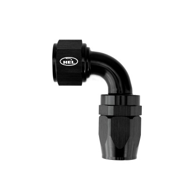 HEL Aluminium -12 AN 90° Hose End Fitting for Braided Rubber Hose
