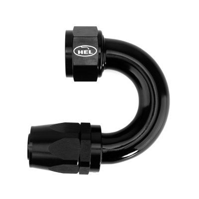AN16 180 Degree Rubber Hose Fitting for Braided AN Rubber Lines