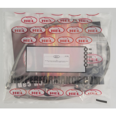 HEL Braided Turbo Oil Feed Line for BMW Mini R55, R56, R57, R58, R59, R60, R61 (N47 Diesel Models Only) - CLEARANCE (STAINLESS STEEL HOSE WITH STAINLESS FITTINGS)